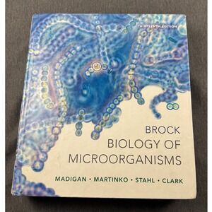 Brock Biology of Microorganisms Thirteenth‎ Edition Textbook College Science